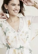 NEW Farm Rio Eloisa Floral Dress Size M Slip Is Missing