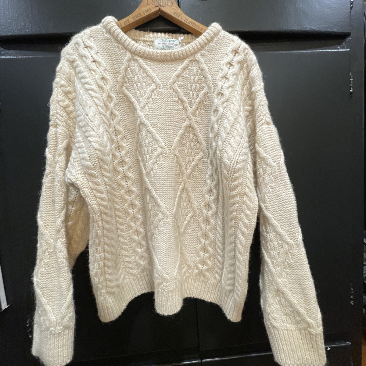 Vintage Irish Sweater Wool Knit CLADYKNIT Women's Large | eBay