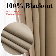 300/400cm Extra High 100 Blackout Curtains for Living Room Thermal Insulated