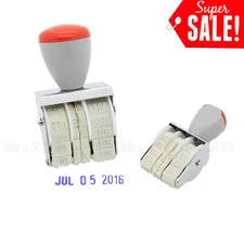 2.1cm MM-DD-YY Rubber Manual Set Date Stamp for Business Office School 2016-2027