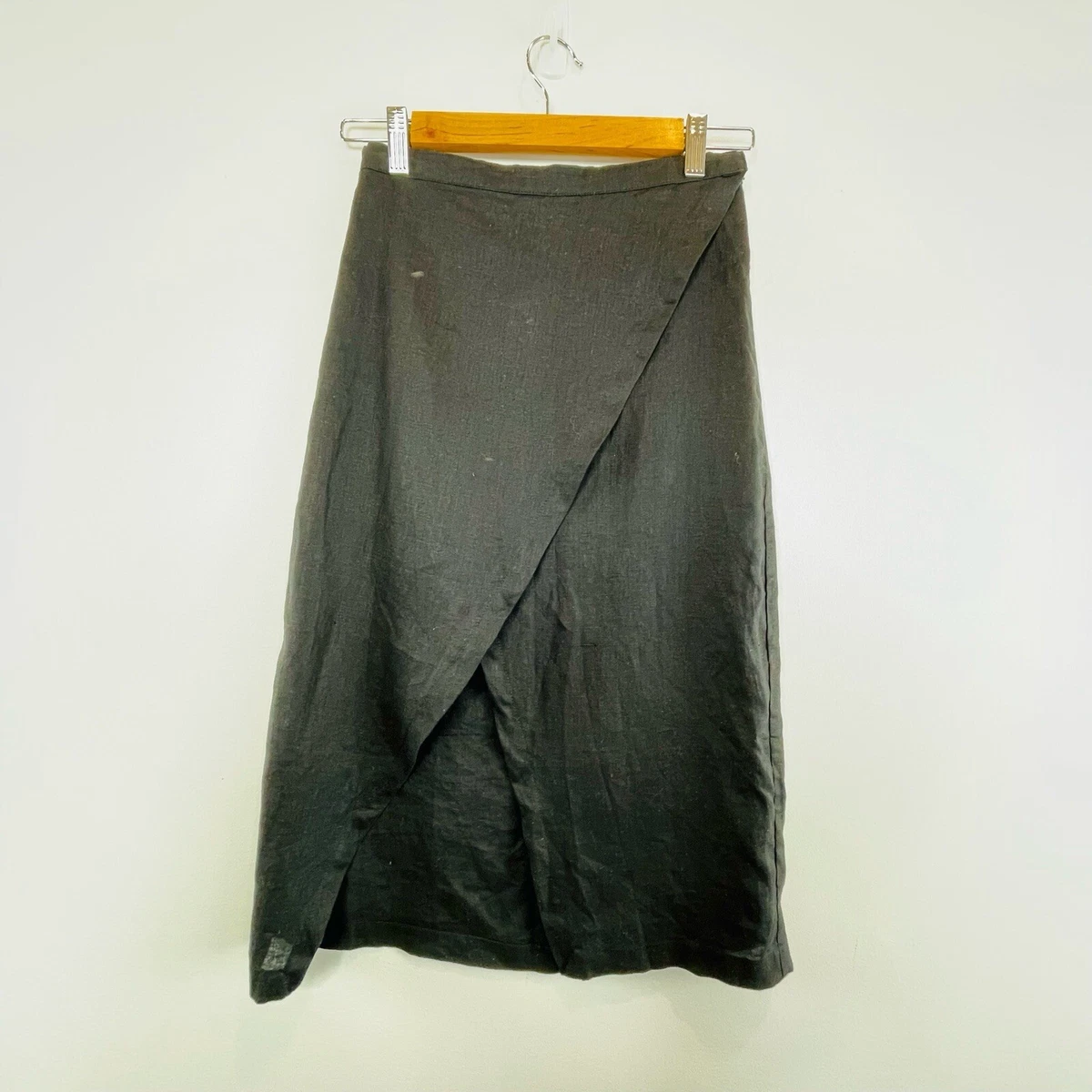 Black midi cheap skirt designer