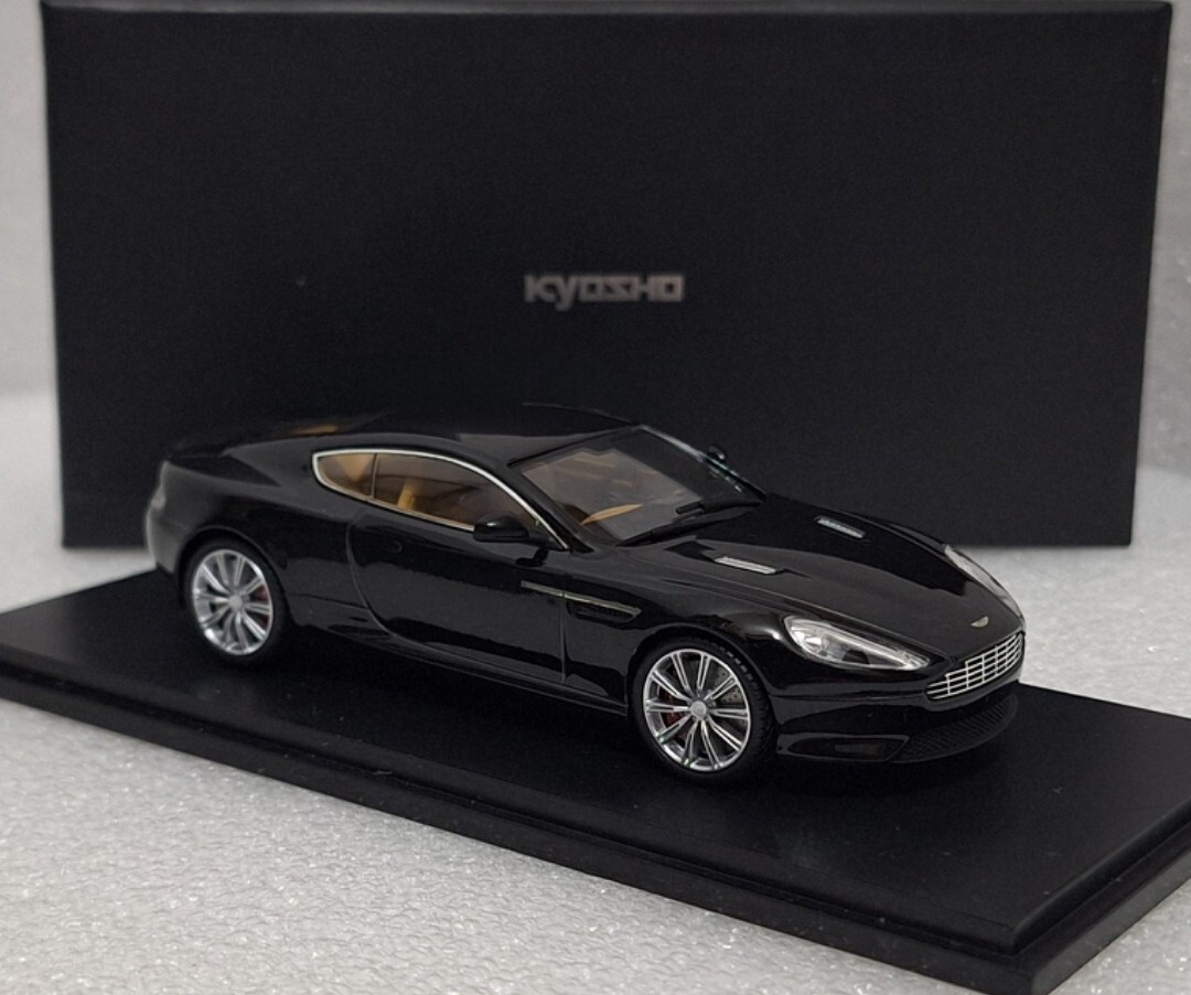 Aston Martin DB9 2013 Onyx Black 1:43 Kyosho 05591NX Diecast Mint
