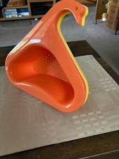 Kitchen Sink Drain Basket Swan Rack, Multifunctional 2 Pack yellow and orange