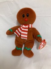 Ty Beanie Baby  YUMMY The Gingerbread Man 4" Ornament New MWMT's