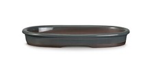 Certrè - Vaso per Bonsai ovale in gres modello Pisa 23,5x15x3,2 cm