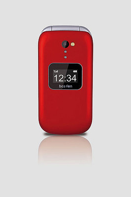Beafon SL650 Klapphandy 6,1cm TFT-Farbdisplay Kamera OLED Außendisplay Rot