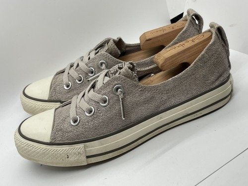 beige khaki converse