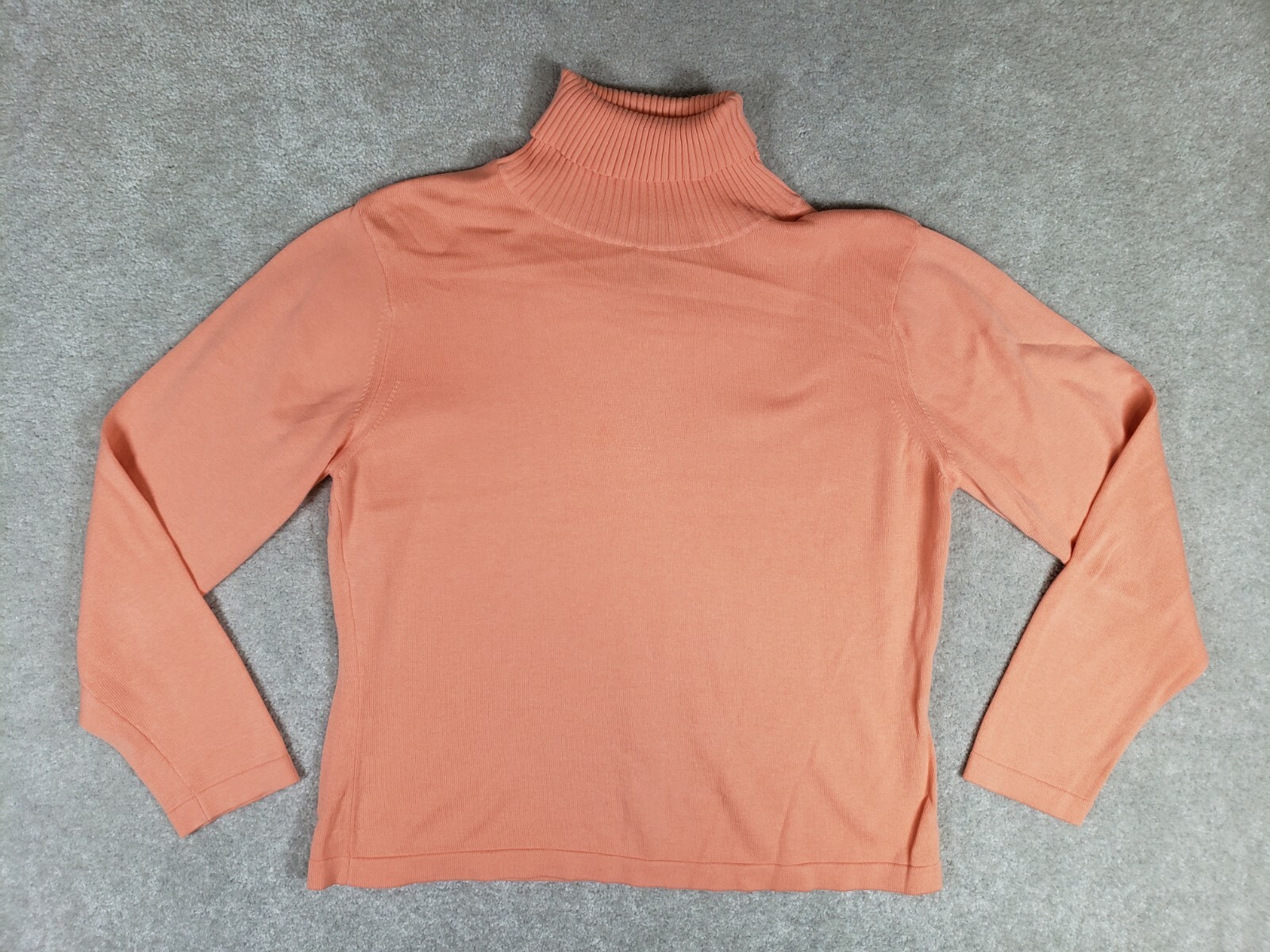 Peach Color Turtleneck Cotton 