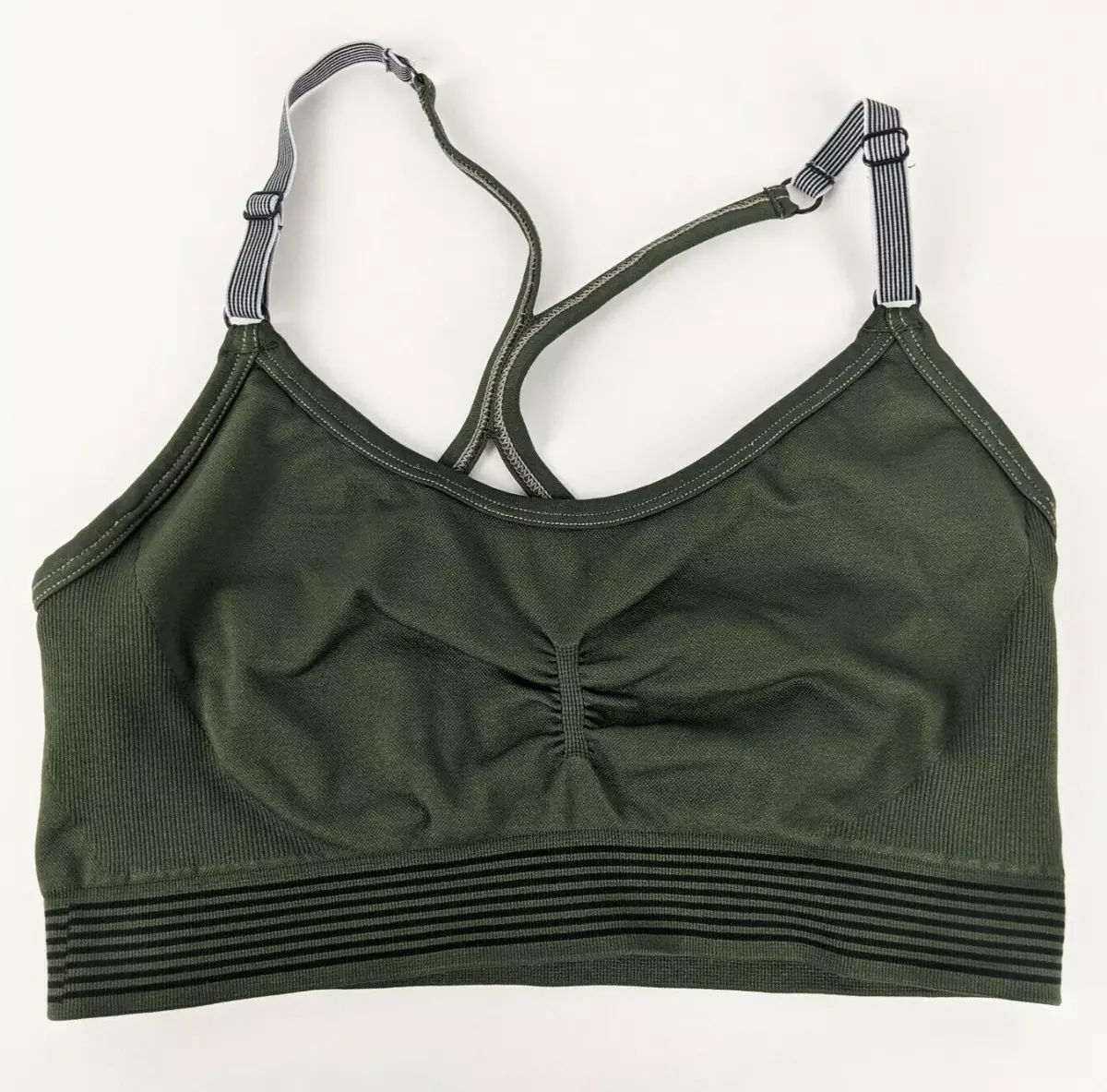 *Victoria's Secret* Sports Bra Women's M Army Green Low Support