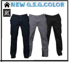 JRC Pantaloni da lavoro uomo Zurigo Man MULTITASCHE ELASTICIZZATO