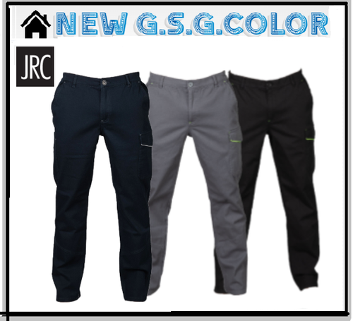 Pantalon De Travail Homme élastique - Coupe Confort - Renfort Genoux Et Poches Multiples - Pour Chantier, Randonnée, Loisirs - Taille S à 5XL