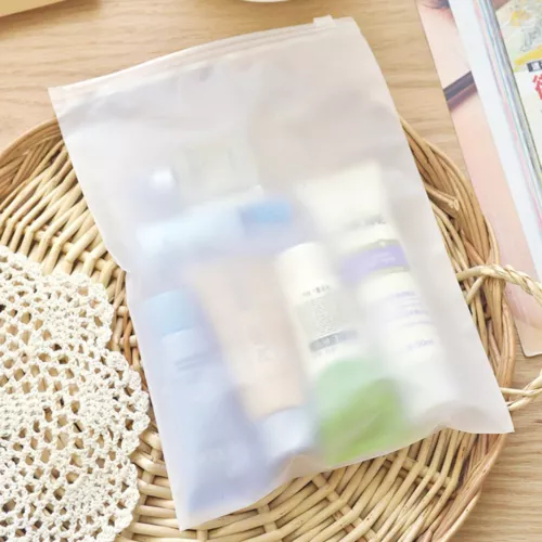 Matte Clear for Zip Clothes Self Seal Lock Plastic Bag Travel Storage Packaging - Picture 9 of 12