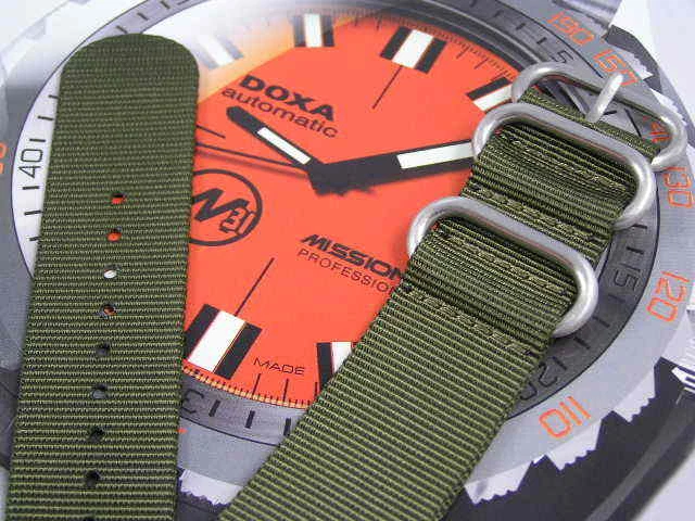 Military watch cheap straps ebay