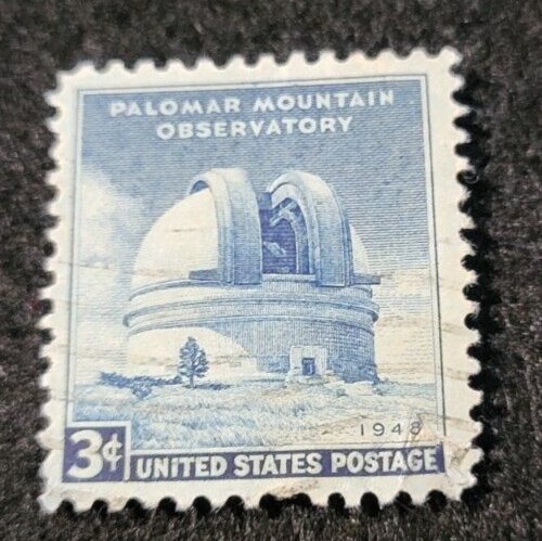 # 966 - 1948 3c Palomar Mountain Observatory Hale telescope USA Used Stamp - Picture 1 of 2