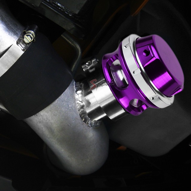 Purple 50mm Turbo/Intercooler 35 Psi Boost VBand Blow Off Valve+Spring+Flange eBay