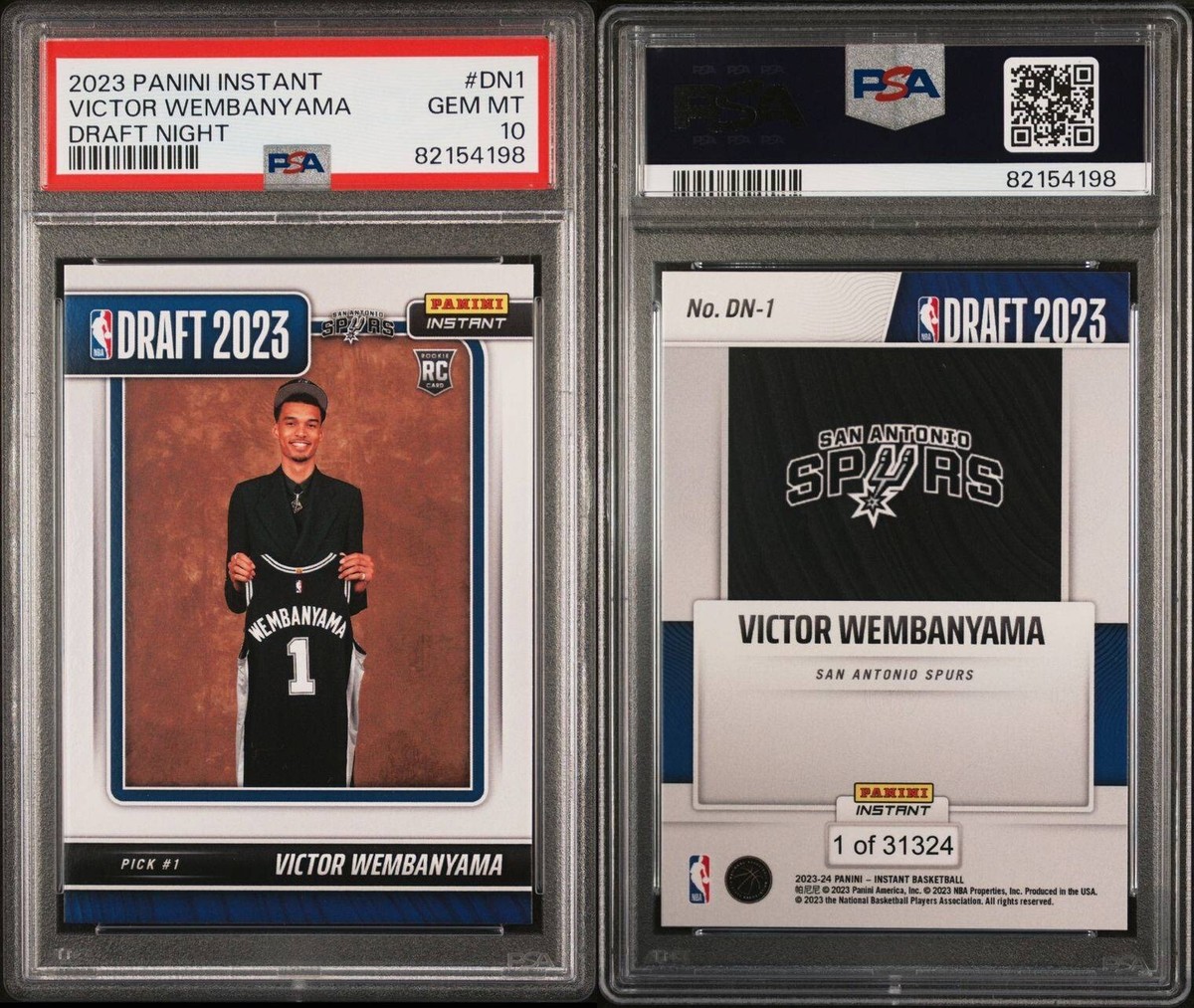 PSA 10 GEM MINT 2023 Panini Instant Draft Night #DN1 Victor 