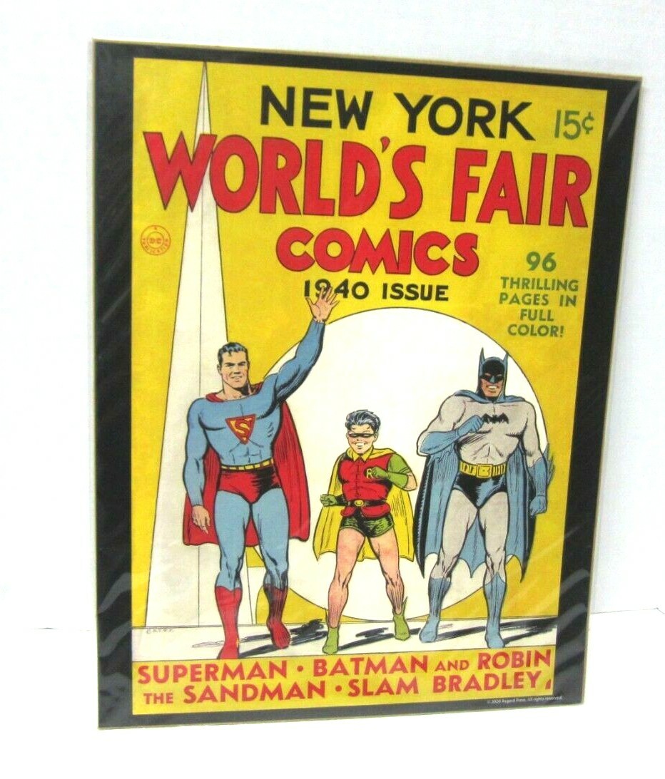 New York World's Fair DC Comics Asgard Press 11x14 Poster Print Comic