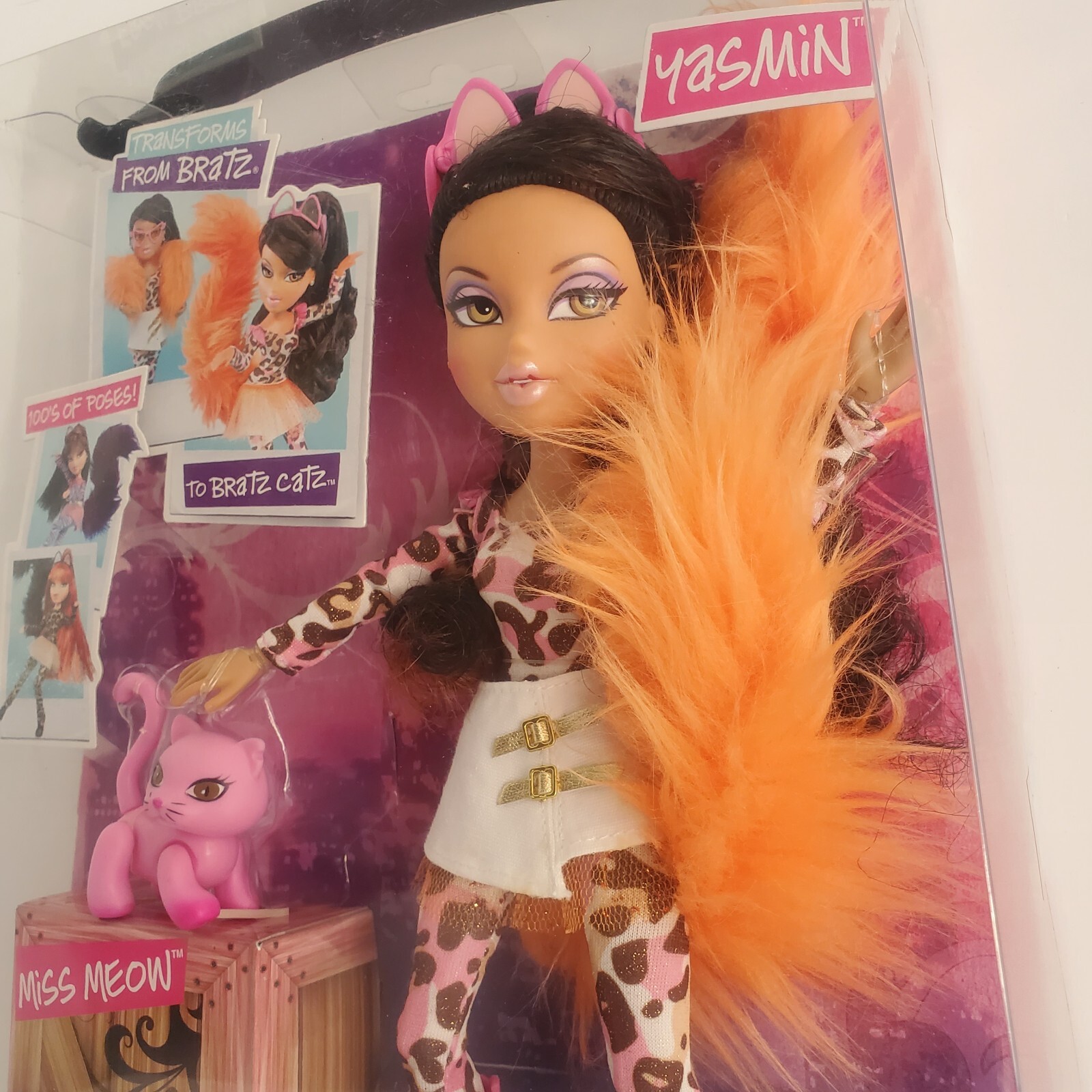 Bratz YASMIN Catz Doll Pet Cat Miss Meow New NRFB MGA Cats