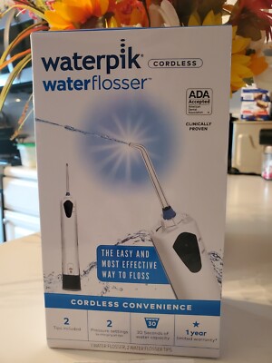 Waterpik Ultra Dental Easy Water Flosser 2 Tips and 1 Settings WP-360W **White