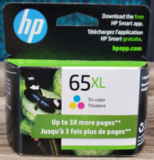 HP 65XL Tri Color Ink Cartridge Dated OCT 2023 FOR HEWLETT PACKARD PRINTER New