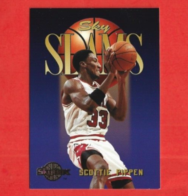 1994-95 Skybox Premium Basketball Scottie Pippen Sky Slams #310