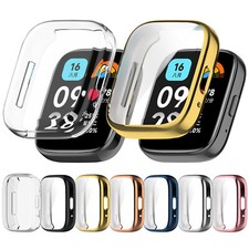 Watch Protective Case Cover Electroplated TPU Protective Case for Redmi Watch 3