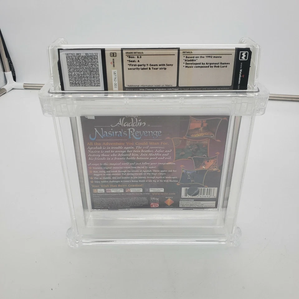 Disney Aladdin in Nasira's Revenge PlayStation 1 Ps1 Wata 8.0 A Foto 4 de 4