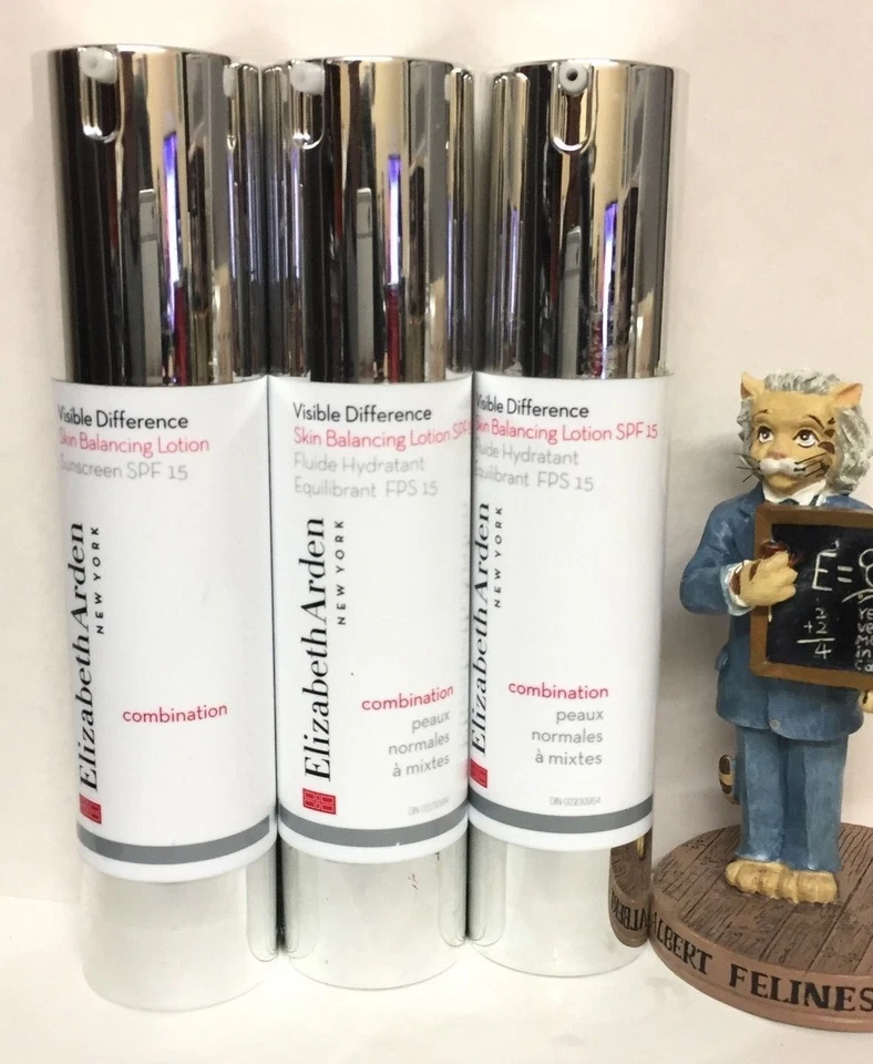 X3 Elizabeth Arden Visible Difference Skin Balancing Lotion SPF 15 1.7oz