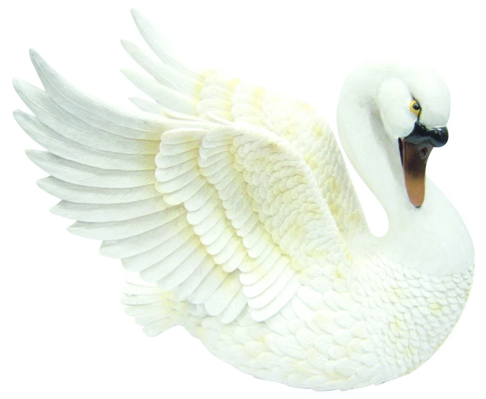 - SENZA MARCA/GENERICO – CIGNO in resina animale da giardino