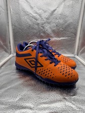 Umbro Soccer Cleats (Turf) Orange Navy Blue Men's Size 10