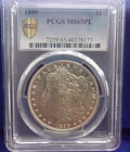1899-P MORGAN DOLLAR PCGS MS65PL BETTER DATE