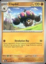 Claydol 047/086 ME04 Chaos Rising U NM English Pokémon