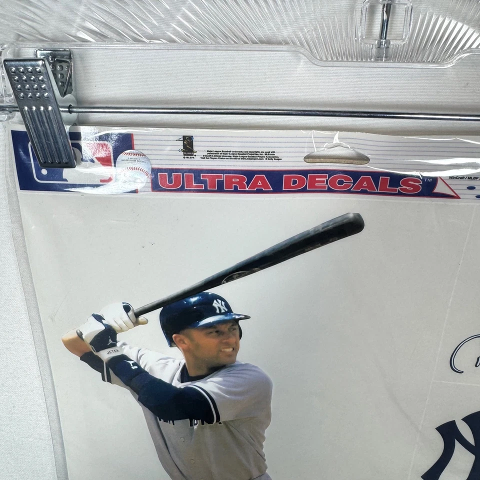 Derek Jeter 15"x12" Ultra Decals 2 Reusable MLB Baseball New York Yankees - Image 3 of 4