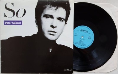 PETER GABRIEL So LP Vinyl AMIGA 1988 Genesis * Don't Give Up * TOP