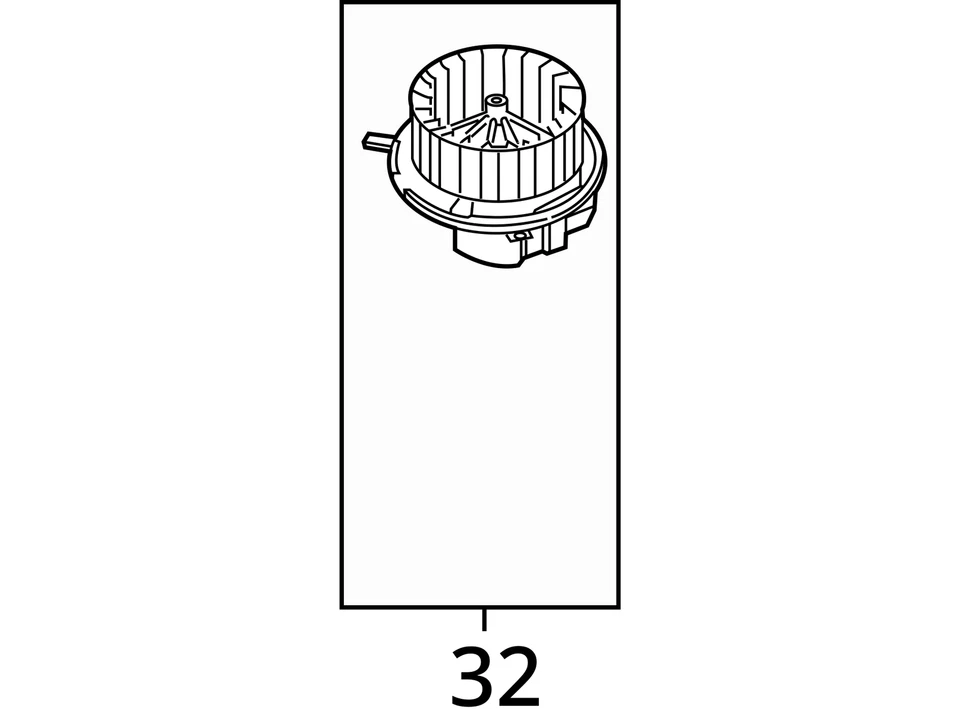 Motor de soplador compatible con 13-22 Passat 2720191 Foto 4 de 4