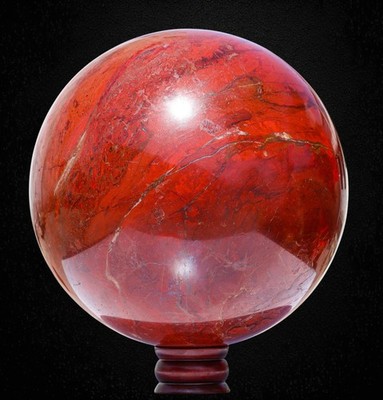 Gemstone Sphere Ball Chakra Balancing Energy Crystal Healing 230MM Red Jasper