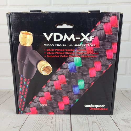 AudioQuest CinemaQuest VDM-XF 2m Video Digital Coaxial Cable F-Pin