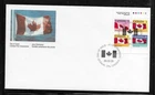 Canada 1990 Canadian Flag Booklet Pane FDC (K97)