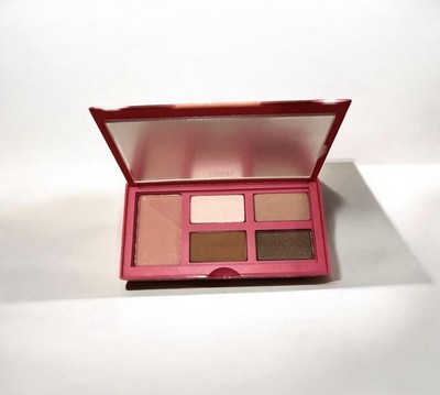 CLINIQUE BLUSHING BLUSH PALETTE EYE SHADOWS BLACK HONEY NUDE ROSE SET BROWN