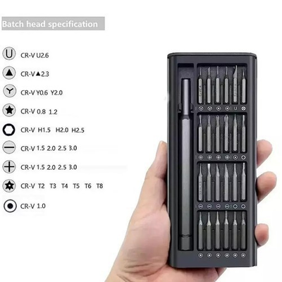 #ad #ad Mini 24in1 Screwdriver Set w Magnetic Bits Precision Repair Tools for Phones 1pc $2.37