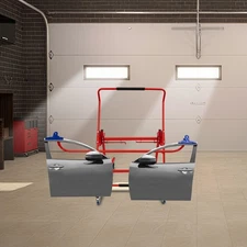 Auto Body Adjustable Rotating Painting Rack Repair Stand For Bumper Car Tools