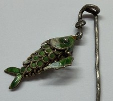 Silber Krawattennadel Fish Tie Pin