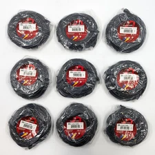 Pearstone Cat 5e Snagless Network Patch Cable Black | 50ft (CAT5-A50B) Lot of 9