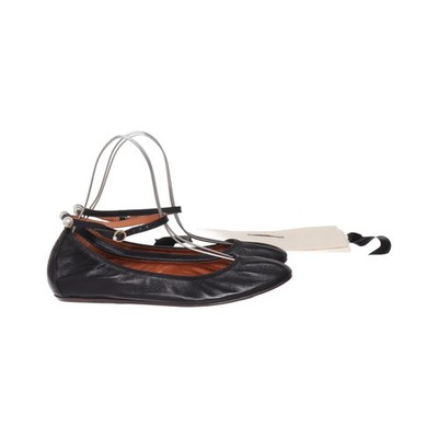 Lanvin, Ballerinas, Größe: 41, Leder, Schwarz, Damen #GEC