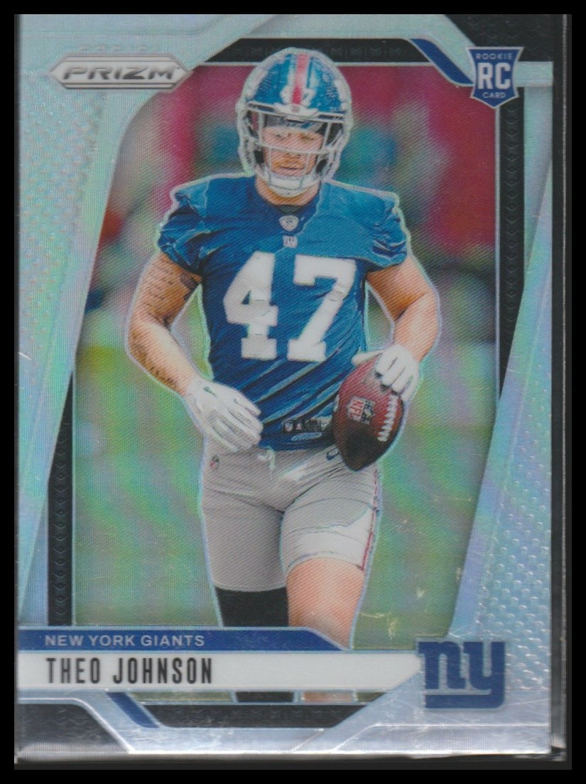 2024 Panini Prizm #390 Theo Johnson Silver Rookie