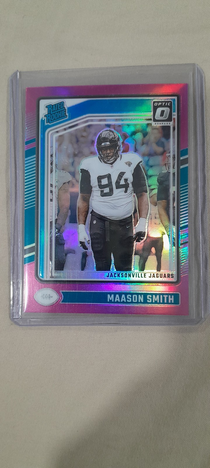 Maason Smith 2024 Donruss Optic #269 Blue Scope Jacksonville Jaguars