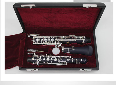 Semi-automatic Oboe C key Ebonite Body, Nickel Plated Key, Good sound Oboe