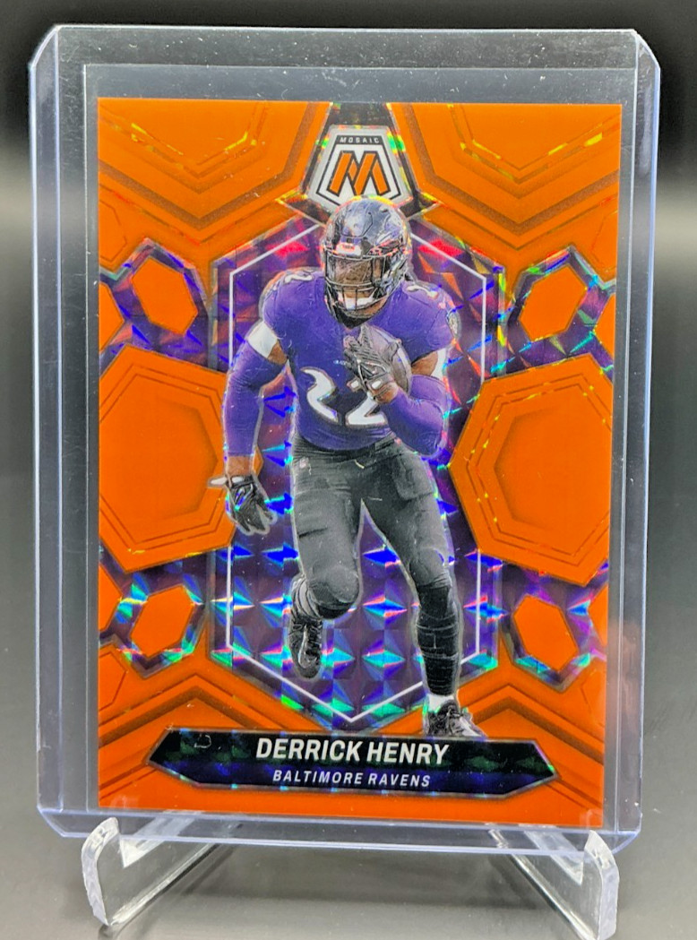 2024 Panini Mosaic DERRICK HENRY Orange Flourescent 22/25 Jersey # Match #16