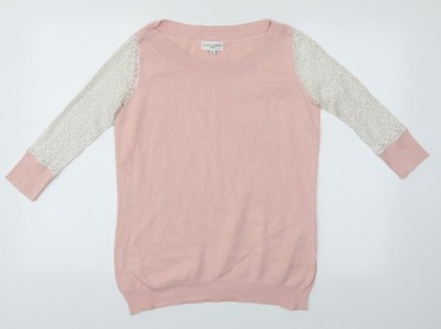 Almost Famous Damen rosa Basic Bluse Größe L