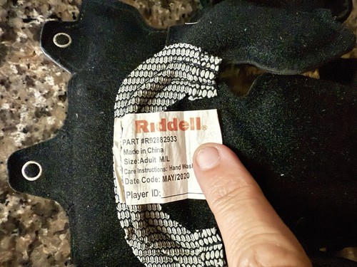 Riddell SpeedFlex Football Helmet Inner Liner Overliner Adult Large Medium USED - Picture 3 of 3